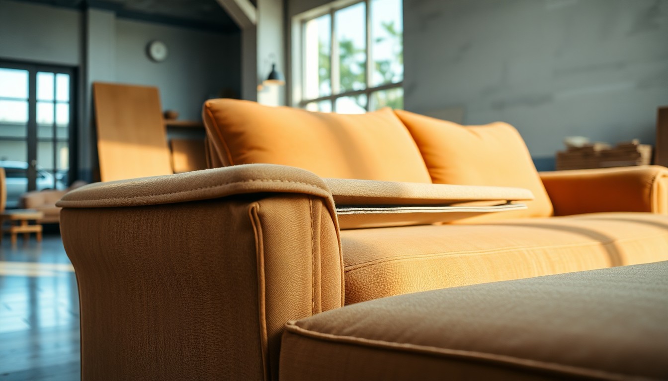 sofa design for a 2BHK apartment