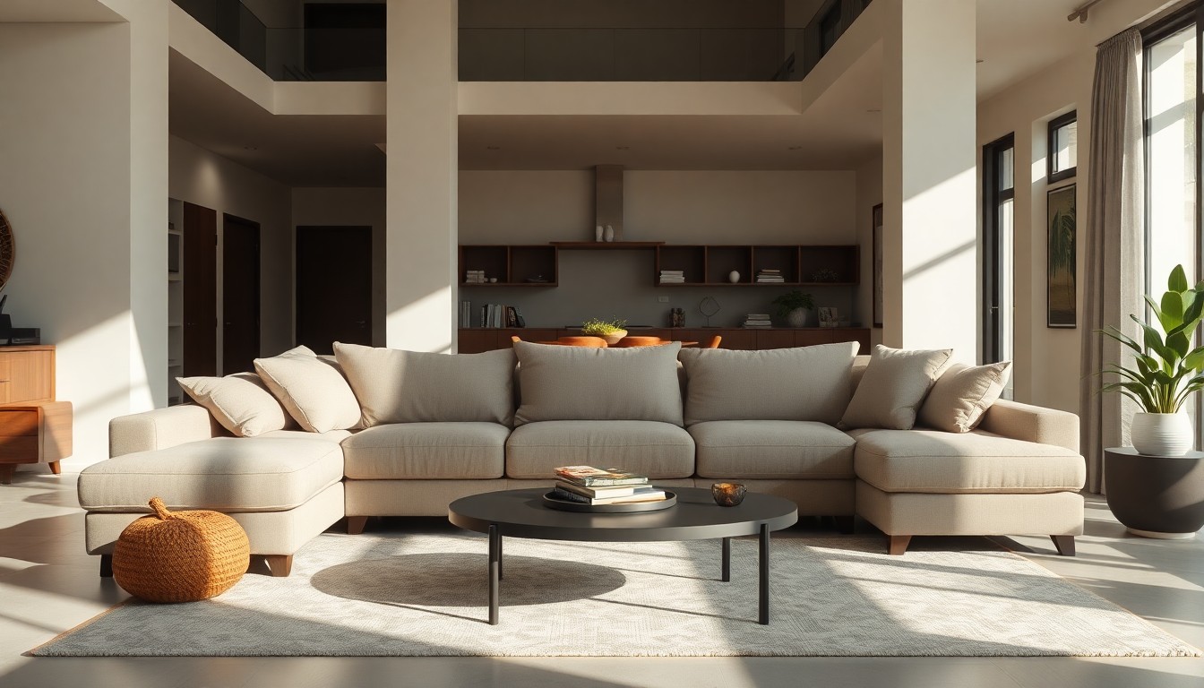 sofa for an open plan living room
